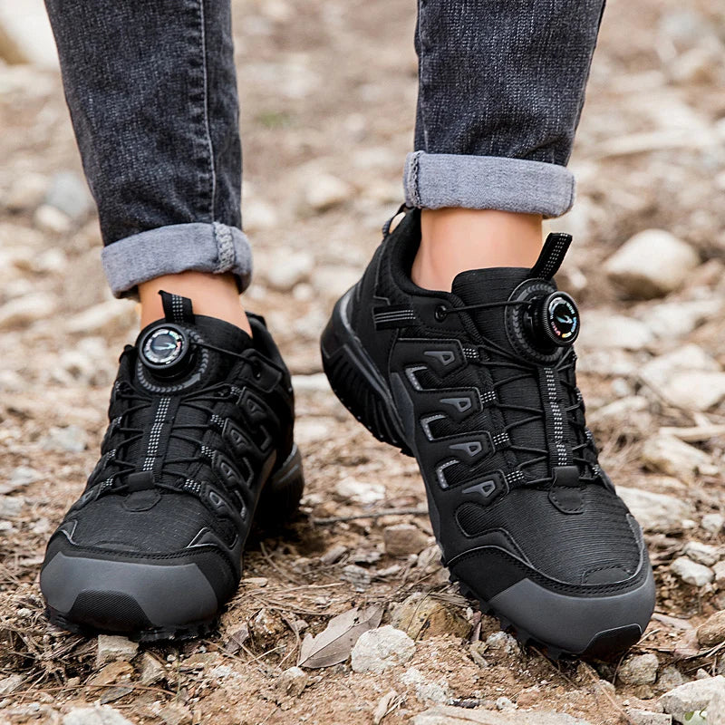 Lightweight Anti-Slip Hiking Shoes Magnetic Closure Outdoor Adventure Sneakers