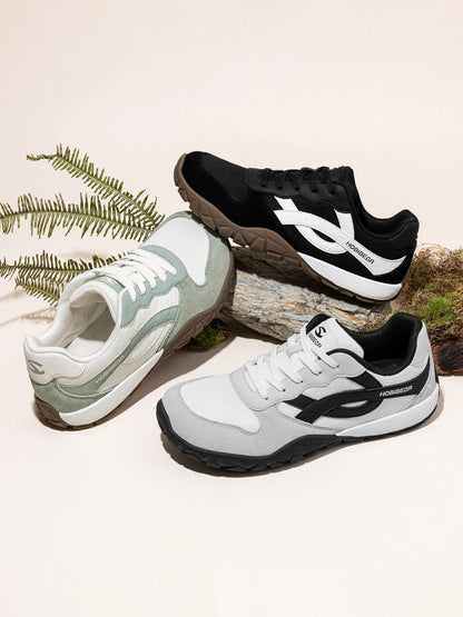 HOBIBEAR Unisex Wide Width Shoes Minimalist Barefoot Sneakers Hiking Trail Running Shoes for Men and Women