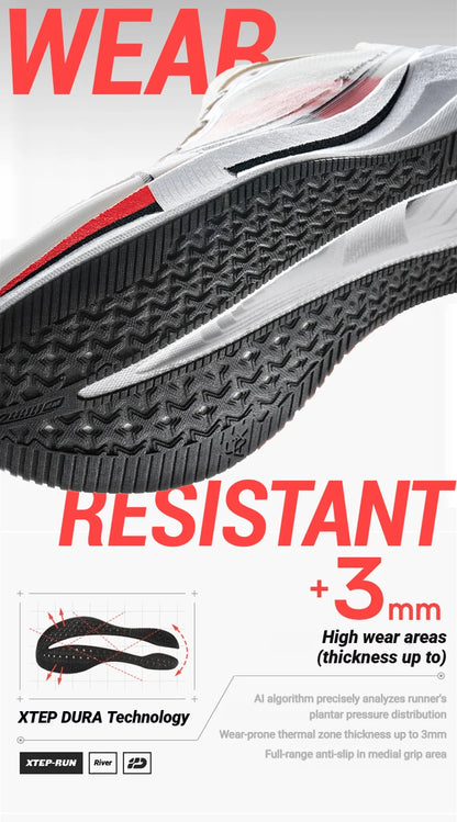Xtep 2000km 5.0 Shoes Soft Training Sneakers Cushion Durable Professional Combat Universal Jogging Shoes 874119110023