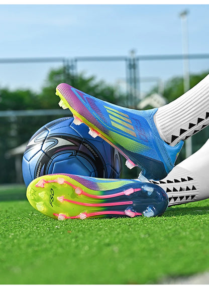 Nouvelles Chaussures de Football pour Hommes, Résistantes au Terrain, Respirantes, de Haute Qualité, Décontractées, Ultralégères, pour l'Extérieur