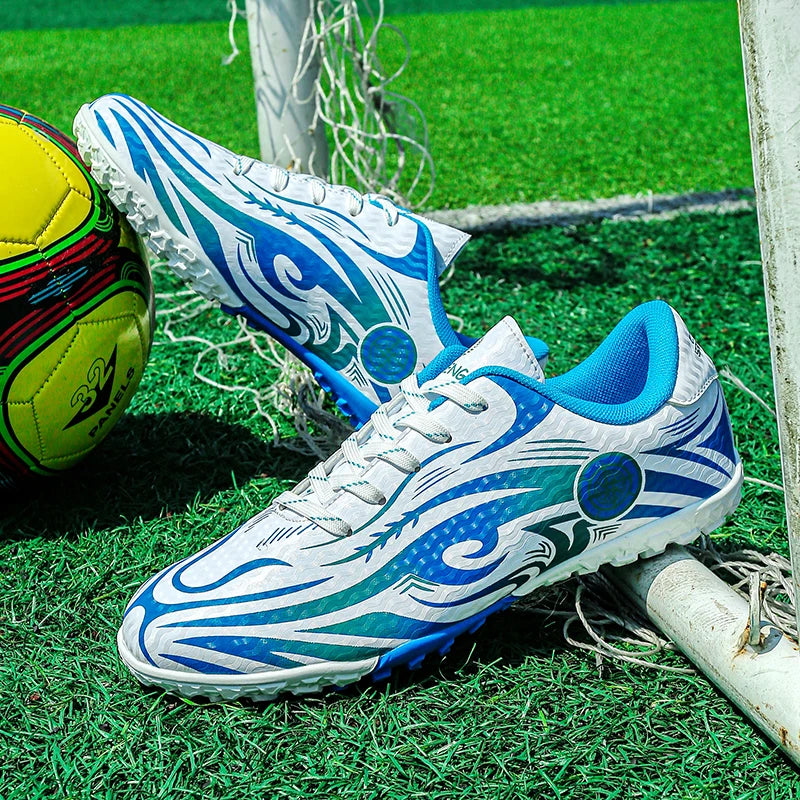 Pánské kopačky, pohodlné a prodyšné chlapecké fotbalové boty, lehké protiskluzové tréninkové boty na trávu, umělý trávník a venkovní sporty