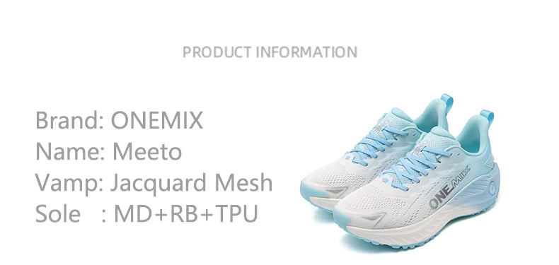 ONEMIX casual hardloopschoenen, ademende zomer-joggingschoenen voor heren, lichte gymschoenen voor dames, outdoor sportschoenen voor heren met demping