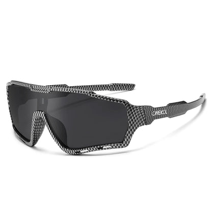 OMEKOL Nya UV400-cykelsolglasögon för män och kvinnor – softball, fiske, vandring, löpning, utomhusglasögon, baseboll, sport- och solglasögon