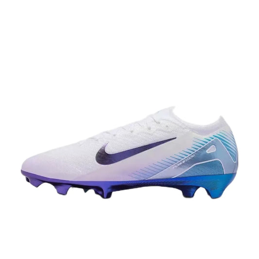 Nike Mercurial Vapor 16 Elite LV8 Men's FG Soccer Cleats – Soft, Comfortable, Natural Grass, White/Blue HV4887-100