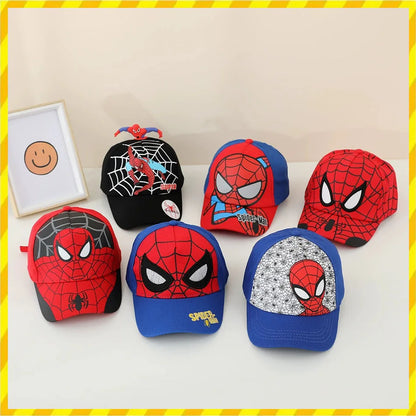 Cappellini HotAnime con Spider-Man per bambini e neonati: cappellini da baseball, cappellini snapback primaverili, cappellini hip hop regolabili