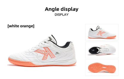 Kelme Hallenfußballschuhe für Erwachsene, flache Sohle, Jugendspiel, Five-a-side-Training, Fußballschuhe, Herren-Futsal-Sneaker
