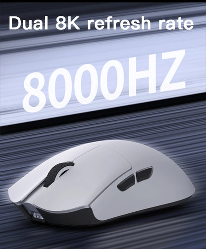 Darmoshark M3 V2 Gaming Mouse Double 8K Wireless Tri Mode 26KDPI PAW3395 Sensor Big Hand Game Macro Mouse For Computer Laptop PC