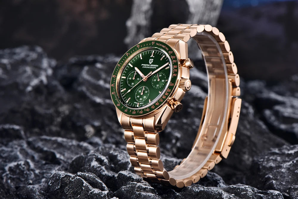 PAGANI DESIGN 2026 New Moon Watch For Men Quartz Multifunction Chronograph Sports Mens Watches Top Brand Luxury Sapphire Mirror