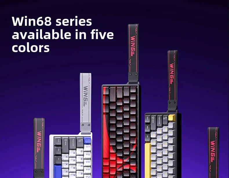 Aula Win60He Magnetic Switch Keyboard Wired Win 60 HE Mechanical Keyboard Esports Gamer Win68 Keyboards Custom Win60 He Gifts