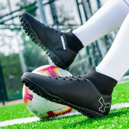 Herren-Qualitäts-Fußballschuhe, strapazierfähige Fußballschuhe für Jungen, leichte Kinder-Fußballschuhe, Futsal-Trainingssneaker, Fußballschuhe mit Stollen