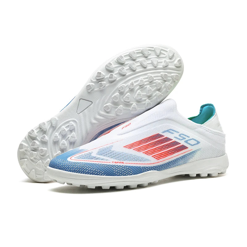 Neue Herren-Fußballschuhe für Kunstrasen – bequeme Fußballschuhe, Sport-FG-Rasenschuhe, Futsal, rutschfest, Outdoor, für Erwachsene, ultraleicht und rutschhemmend