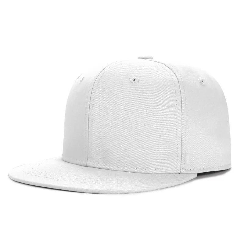 Engros 40 farver Justerbare flade snapback-kasketter med skygge Dame Mode Polyester Enfarvet baseballkasket Herre Hiphop Blank Sportskasket