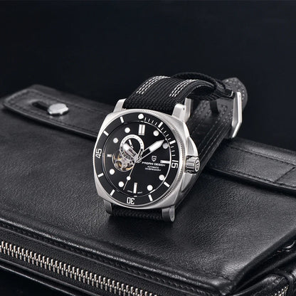 PAGANI DESIGN 2026 Original 43MM Men's Automatic Mechanical Watch NH39 200M Waterproof AR Sapphire Mirror Watches For Men ﻿