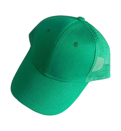 Casquette de baseball pour homme et femme, casquette d'été d'extérieur, casquette de soleil camouflage, casquette en maille respirante, couleur unie, casquette snapback, casquette pour homme