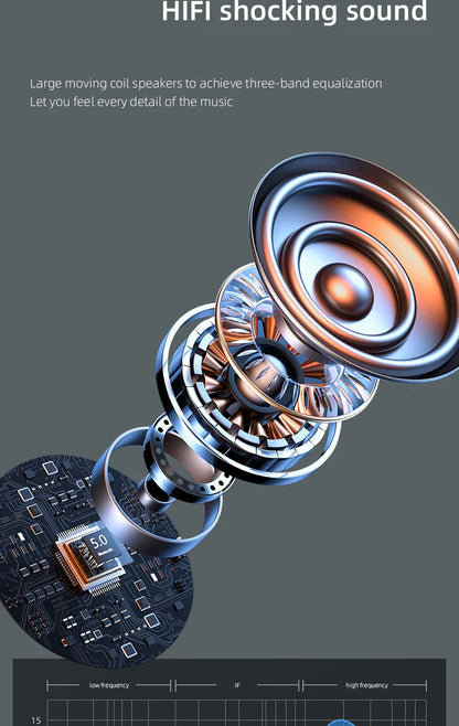 New Graffiti Wireless Overhead Headset with Mic LED Light LX-8686 High Quality TF Card Bluetooth Headphones for PC Gaming Child