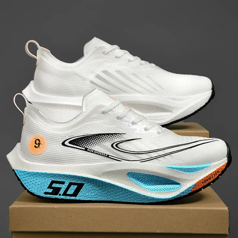Air cushion running shoes, breathable outdoor sneakers, lightweight sports jogging shoes