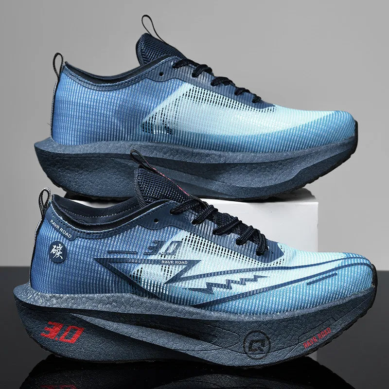 Running Shoes Speciality Men Marathon Sports Carbon Board Breathable Ultralight Women Comfy Athletic Cushion Stability Sneakers