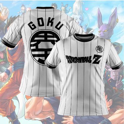 Anime Dragon Ball Goku Print T Shirts Cartoon Shirt Summer Breathable T-shirt And Comfortable T-shirts Mens Clothes Tops