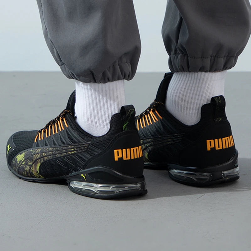 Chaussures Puma pour hommes et femmes, chaussures de course sur route originales, légères, respirantes, pour entraînement physique, avec amorti, chaussures de tennis d'extérieur, chaussures de sport 379602-01-3