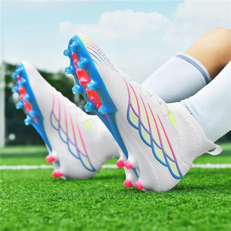 Scarpe da calcio professionali da uomo, sneakers sportive outdoor, scarpe da calcio per adulti, tacchetti da calcetto Society, ultraleggere per allenamento calcistico