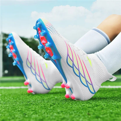 Scarpe da calcio professionali da uomo, sneakers sportive outdoor, scarpe da calcio per adulti, tacchetti da calcetto Society, ultraleggere per allenamento calcistico