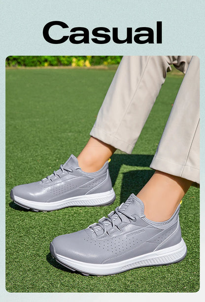 Golf Sports Shoes Men Waterproof high-Quality Leather Golf Competition Sports Shoes Formal Shoes Golf Course Men Training Shoes