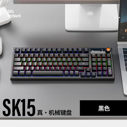 Spanish Mechanical Keyboard Spanish Russian Arabic Korean Thai Gaming Keyboard 95 Key Layout Backlight Type C With Numpad SK15