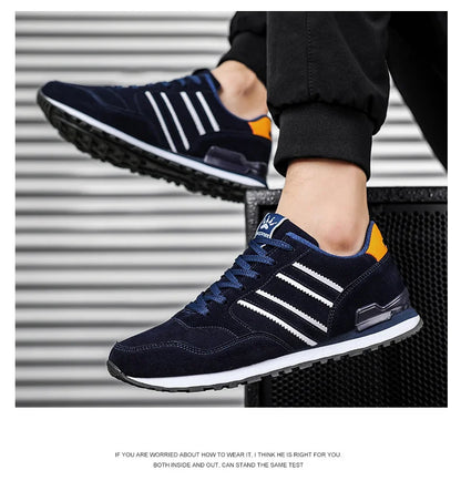 Artificial Leather Men Causal Shoes Male Spring Men Casual Light Shoes Sneakers Lac-up Flats Breathable Outdoors Sapato