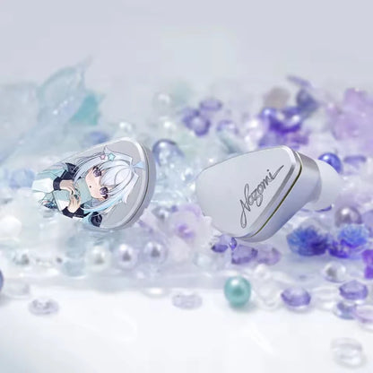 CVJ NOZOMI 2DD+1PD New Planar In-Ear Earphones Interchangeable Panel Nozzle 3 Unit Earbuds for Music And Gaming