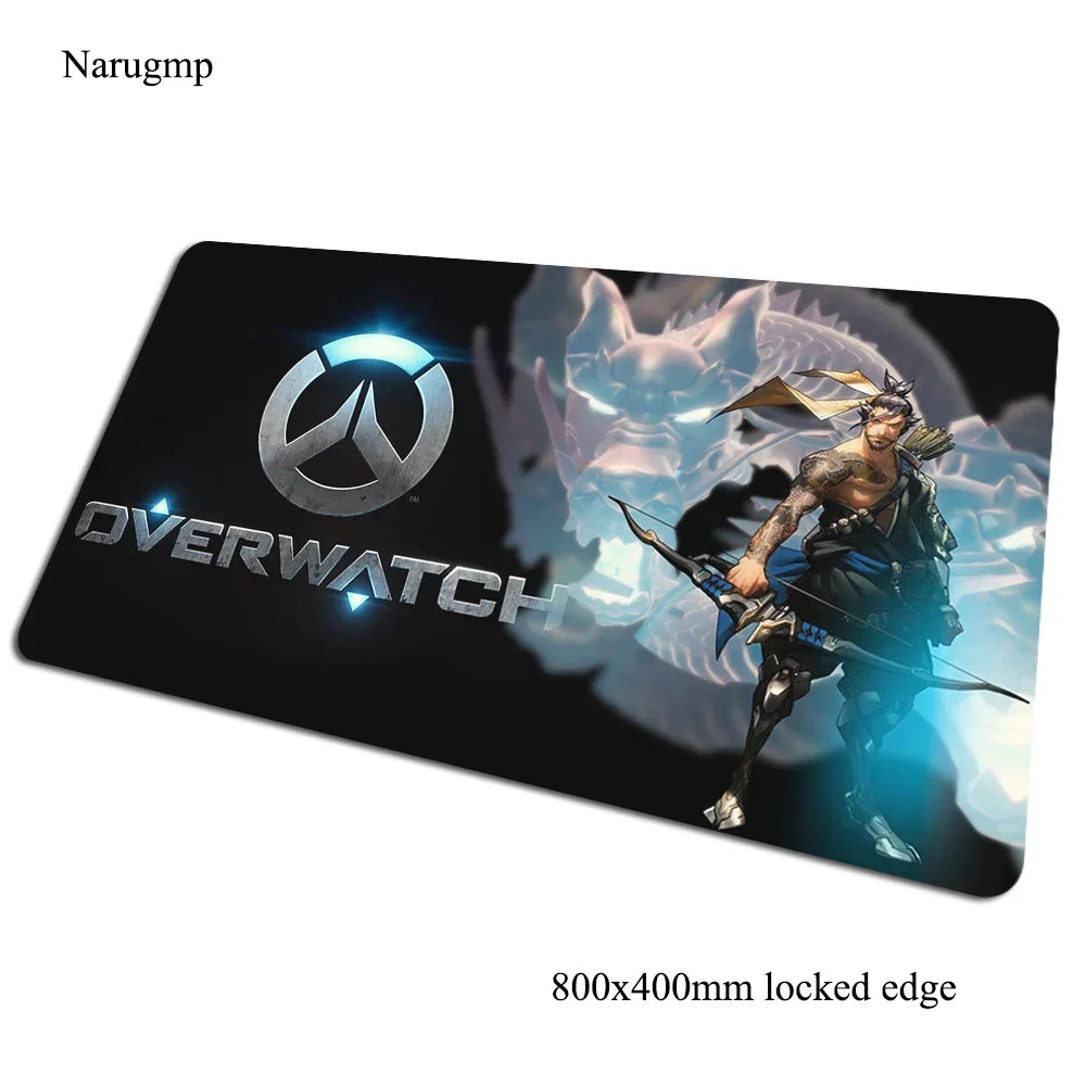 Overwatch pelės kilimėlis 80x40cm, žaidimų pelės kilimėlis, Helovino dovana, didelis pelės kilimėlis žaidėjams, kompiuterio stalo kilimėlis, notebook pelės kilimėlis PC