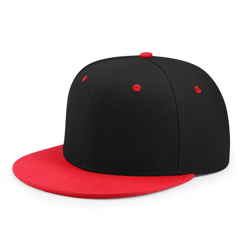 Casquette ajustée entièrement fermée, taille New York Plus Large, style « trucker » pour homme, visière plate, style hip-hop, unie, à fermeture à pression, sans logo, visière plate, bord large, style Era