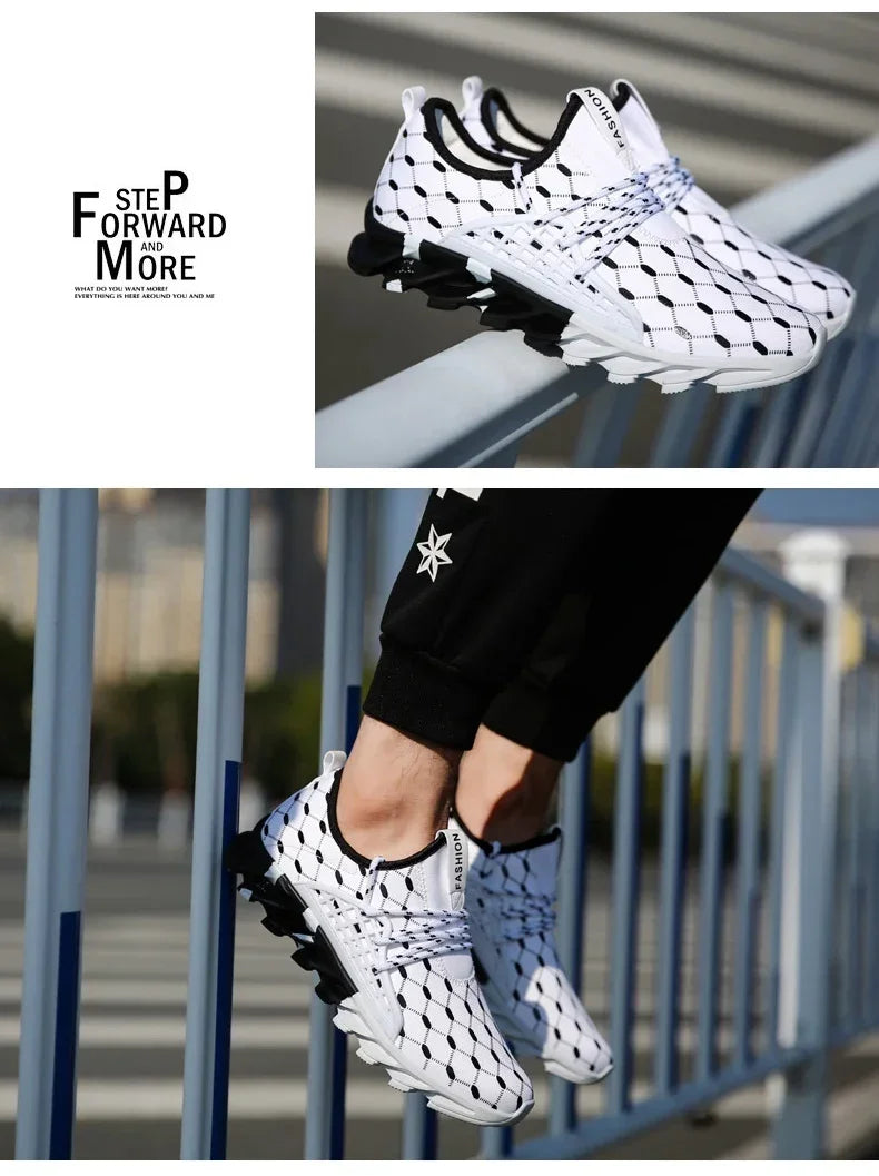 Men's Sports Shoes Breathable Casual Walking Tennis Sports Shoes