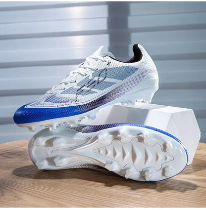 Nouvelles chaussures de football pour hommes, chaussures de soccer pour terrain en herbe, chaussures d'entraînement, chaussures de sport ultralégères, chaussures de match professionnelles, baskets antidérapantes unisexes.