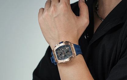 Orologio da uomo TSAR BOMBA New TB8204, cronografo al quarzo giapponese, impermeabile 50M, stile sportivo fashion, orologio da polso di lusso, regalo da uomo