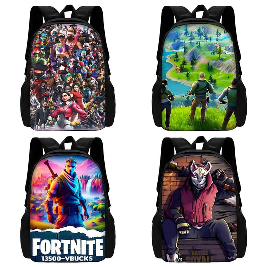Детски раници Hot Game FortniteS за момчета и момичета, ученически подарък за рожден ден, унисекс детски училищни чанти, издръжлива раница за къмпинг