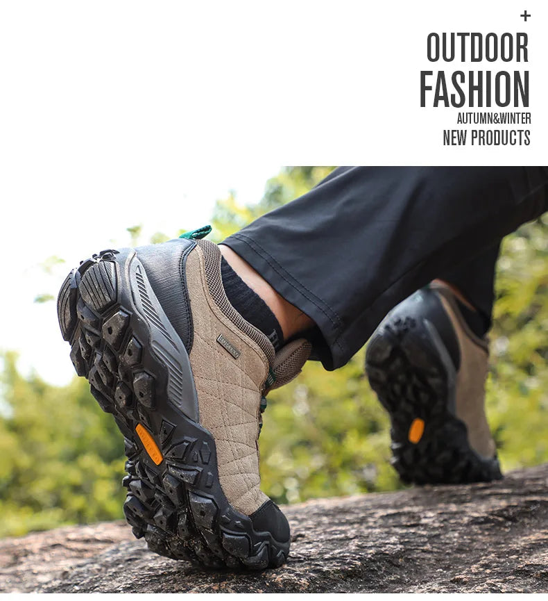 Scarpe da trekking HUMTTO da uomo, sneakers invernali di lusso firmate per arrampicata e trekking, scarpe da uomo in pelle per sport outdoor e lavoro 110282A