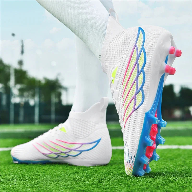 Scarpe da calcio professionali da uomo, sneakers sportive outdoor, scarpe da calcio per adulti, tacchetti da calcetto Society, ultraleggere per allenamento calcistico
