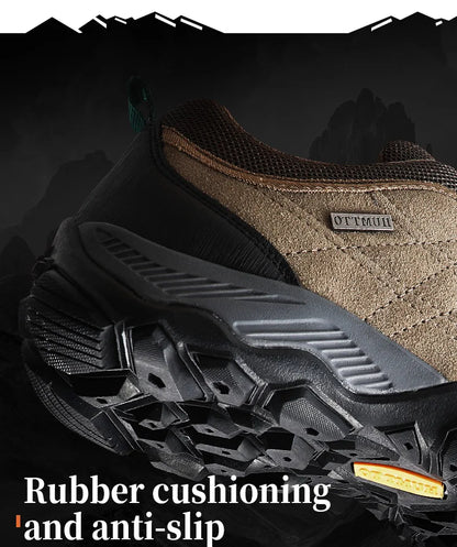 Scarpe da trekking HUMTTO da uomo, sneakers invernali di lusso firmate per arrampicata e trekking, scarpe da uomo in pelle per sport outdoor e lavoro 110282A