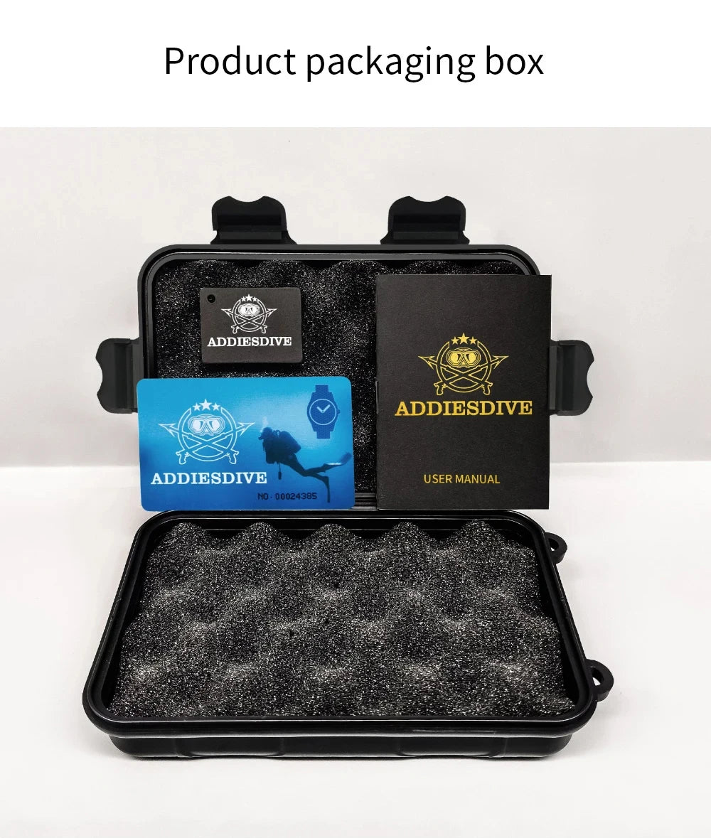 ADDIESDIVE 2026 New Luxury Personalized Watches 10BBar Bubble Mirror Glass Steel Analog Watches Super Luminous Mechanical Watch