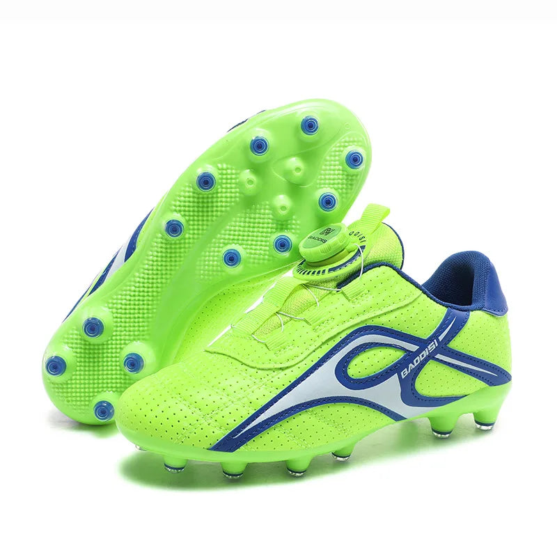 Chaussures de football pour enfants, pointures 28-39, crampons longs/courts, pour terrain en herbe, entraînement sportif en plein air