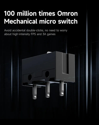 MCHOSE G3 V2 Pro Wireless E-sports Mouse Lightweight Three Mode Bluetooth PAW3395 High Performance 800mAh Game Office 59g Mouse