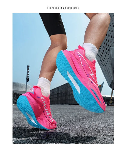 Running Shoes Carbon Plate Marathon Men Specialty Sports Breathable Lightweight Women's Comfortable Athletic Chunta Sneakers