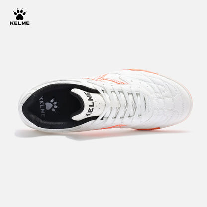 Kelme Hallenfußballschuhe für Erwachsene, flache Sohle, Jugendspiel, Five-a-side-Training, Fußballschuhe, Herren-Futsal-Sneaker