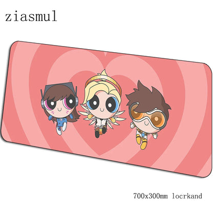 dva mouse pad gamer 70x30cm xl gaming mousepad pc notbook desk mat cute padmouse games Christmas gifts gamer mats gamepad