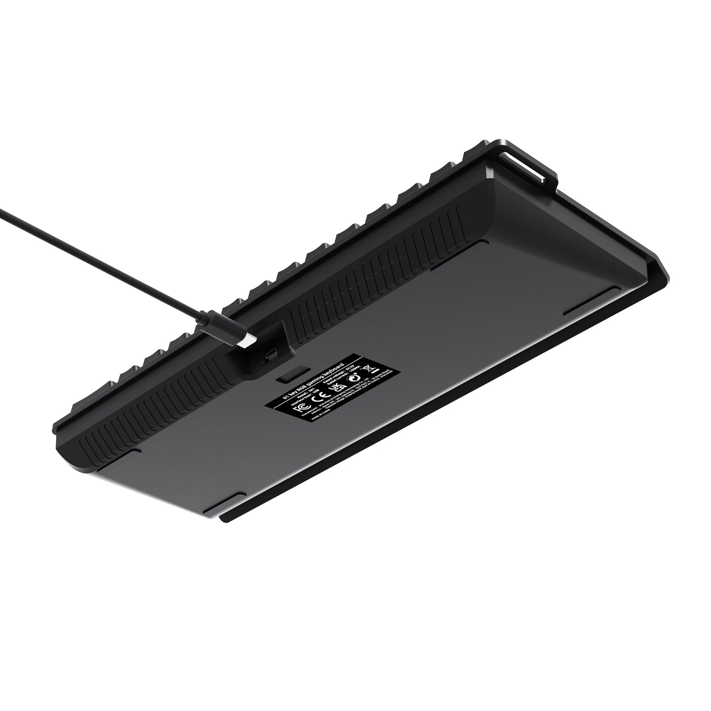 60% compact wired keyboard with RGB backlighting and gradient keycaps are suitable for Windows tablets, laptops and gamers.