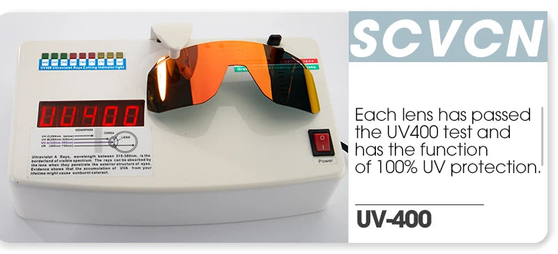 SCVCN New Outdoor Cycling Glasses Bike Sunglasses Men UV400 Eyewear Sports MTB Goggles Bicycle Women Riding Hiking Sunglasses