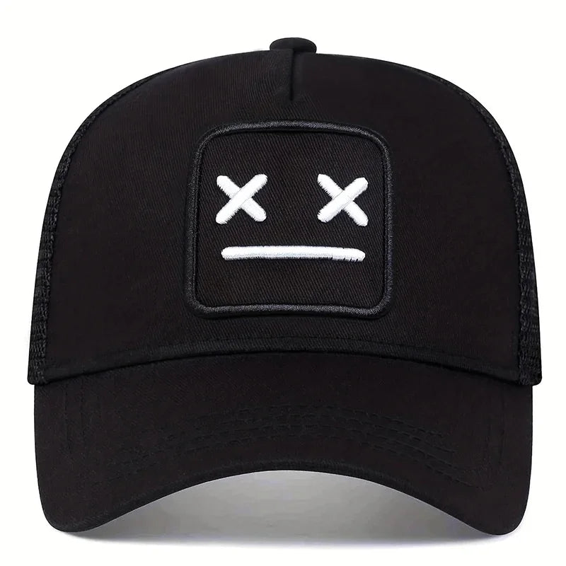 Casquettes de baseball unisexes XX brodées, à filet, ajustables, décontractées, pour le printemps et l’été, avec protection solaire