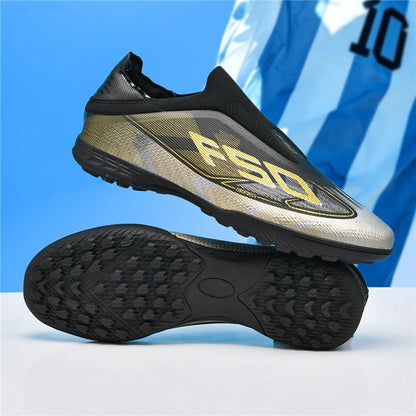 Nouvelles chaussures de football pour hommes, chaussures de sport, chaussures de soccer, haute qualité, ultralégères, haute tige, respirantes, futsal, antidérapantes, pour match en extérieur