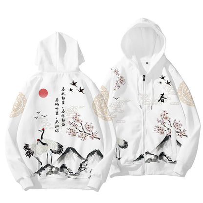 Sudaderas con capucha para hombre y niños, ropa de Año Nuevo chino con estampado 3D de dragón, moda streetwear cool, top con capucha