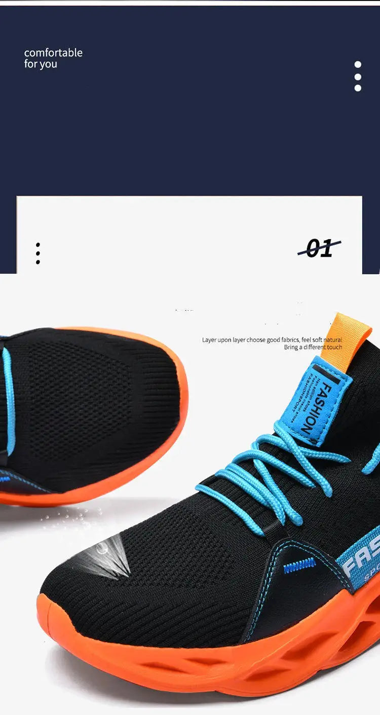 Modieuze paarse casual sneakers in de aanbieding voor dames en heren – Blade hardloopschoenen, grote maat 48, lichte ademende sportschoenen voor heren, mesh sneaker